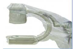 China Disposable Medical Sterile Transparent PE C-arm / X-ray Machine Cover supplier