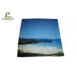 Beach Scene Square 45 X 45 Cushion Covers , 3D Digital Custom Made Pillow Covers for sale