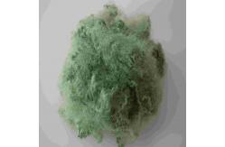 China Environment-Friendly Polyester Staple Fibres Siliconized Green Silicon Fiber supplier