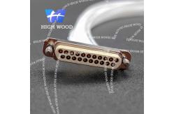 China J30JB SERIES glass sintered gas sealed rectangular electrical connector, J30JB-21TJL90-Q8 supplier