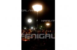China Glare Free 360 Degree Moon Balloon Lighting For Site Illumination supplier