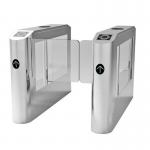 High Speed Pass Automatic Turnstiles Retractable Swing Barrier With Rfid Reader for sale
