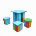 Colorful Plastic Folding Stool With Storage Box , PP Foldable Step Stool for sale