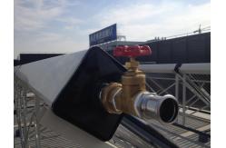 China Hotel / Hostels Pressurized Solar Hot Water Heating System With Intelligent Controller supplier