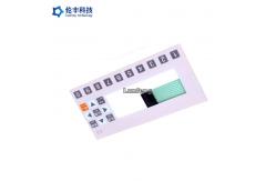 China Polyester PET Flat Membrane Switch , Metal Dome Membrane Switch Customized Design supplier