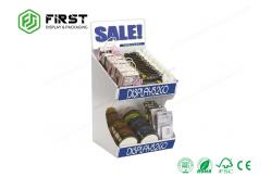 China Customized Printing Cardboard Counter Display Boxes , Light Weight Cardboard Table Display Stands supplier