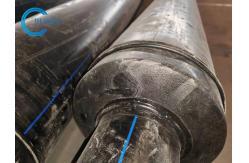 China DN160 Self Float Dredging HDPE Pipe With High Density Foam Filled supplier