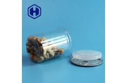 China Transparent PET Cans With Aluminum Easy Open End Or Plastic PE Lid supplier