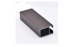 China 6m Light Bronze Anodized Aluminium Extrusion Profiles For Windows Doors Frame supplier