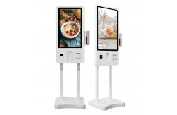 China 400cd/m2 Touch Screen Self Service Ordering Kiosk With Wireless Pager supplier