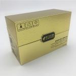 Custom Printed Handmade Luxury Gold Simple Flip Skincare Empty Paperboard Rigid Boxes for sale