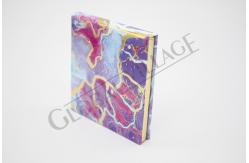 China Single Open Blank Makeup Palette Empty Magnetic Customized C2S Paper supplier