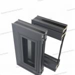 Turn Oriel Aluminium System Window PVDF Vertical Fold Up Glass Tilt for sale