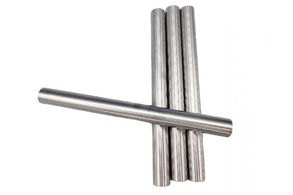 Chamfered Flat Metallic Silver Carbide Round Rod For Industry