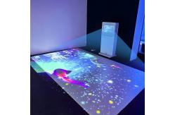 China 3300lm Mobile Interactive Floor Projector For Floor Projection supplier