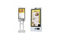 China Metallic Self Payment Kiosk Customized Customer Service For Commercial Catering supplier
