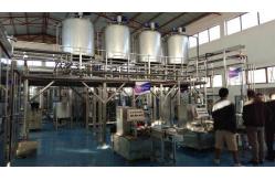 China Pasteurized Milk Stirring 5000LPH Yogurt Processing Line supplier
