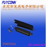 Centronic 90 Degree 50 Pin RJ21 Male Champ IDC TYCO connector with Plastic Cover for sale