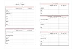 China Portable Personalised Wedding Planner , Fully Customizable Planner Checklist supplier