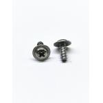 Zinc Nickel Alloy Phillips Screws Built In Cushion Screw Round Head With Self Tapping Screw for sale