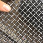 Stone Crusher Vibrating Crimped Woven Wire Mesh For Quarry Mining