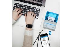 China BT Portable Wireless Barcode Scanner Printer supplier