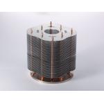 Anti Anodizing Copper Heat Pipe Heatsink High Power With Aluminum Plate for sale
