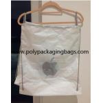 STR Double Layer CPE PE Plastic Drawstring Backpack