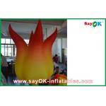 Red / Yellow  Inflatable Fire Inflatable Ligthting Fire For Advertising