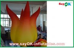 China Red / Yellow  Inflatable Fire Inflatable Ligthting Fire For Advertising supplier
