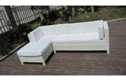 China 2pcs poly rattan sofas supplier