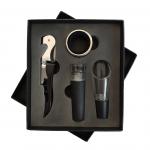 4 Piece Corkscrew And Wine Stopper Set for sale