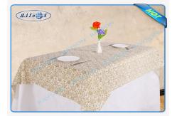 China Waterproof Disposable Polypropylene Non Woven Tablecloth with Different Printing Pattern supplier