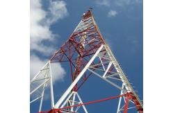 China Self Supporting Telecom Tower 3 Legs Triangular Angle Steel Lattice Tower supplier