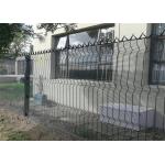 Powder Coated Welded Wire Mesh Fence Panels For Prison With Square Hole