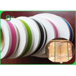 Width 15MM Colorful Drinking Straw Paper Rolls Innoxious Pattern Customized for sale