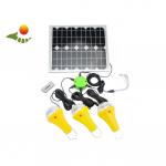Orange 3PCS Solar Powered Lights For Home Featuring Button Switch Indoor for sale