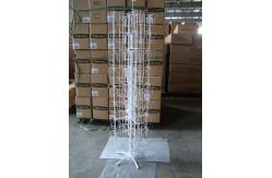 China 96 Iron Wire Pockets Greeting Card Display Stand , DVD Greeting Card Display Spinner supplier