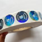 Holographic Tamper Seal Stickers Label Rainbow Effect Customized Logo