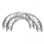 Aluminum Alloy Curved Roof Truss , Music Concert Circular Lighting Truss