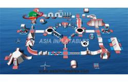 China Customized Floating Inflatable Aqua Park Inflatable Aquatics Park For Sea supplier