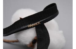 China Polyester Customized 1.5cm Non Slip Elastic Band With Printed Silicone Logo supplier