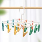 16 Clips Clothespin Multifunctional Socks Hanger Windproof for sale