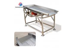 China Stainless Steel Vegetable Processing Machine Vibration Draining Machine supplier
