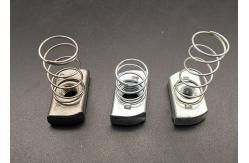 China Cold Rolled SS316 Spring Channel Nut EN 1461 HDG SS304 M10 Spring Nut supplier