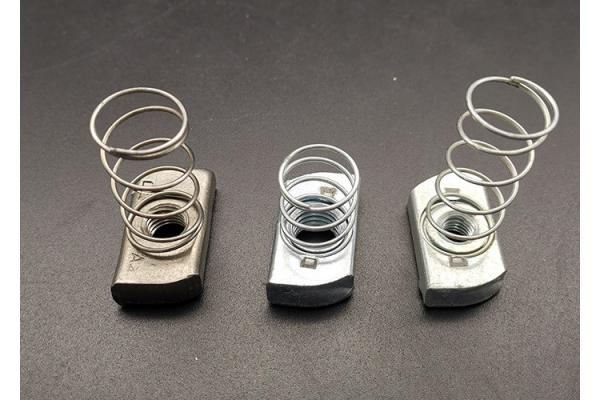 Cold Rolled SS316 Spring Channel Nut EN 1461 HDG SS304 M10 Spring Nut