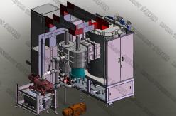 China MF Magnetron Sputtering PVD Vacuum Coating Machine,  TiN MF Sputtering Deposition Unit supplier