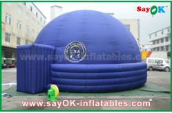 China Blue 7m DIA Inflatable Planetarium Dome Durable Architecture Projection Tent supplier
