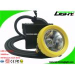 Safety Mining Cap Lights High Low Beam 10000lux With Cable USB Charging Indication for sale