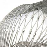 Stainless Steel Wire Rope Mesh 100*100mm Green Plant Climbing Trellis Wall Mesh for Garden for sale